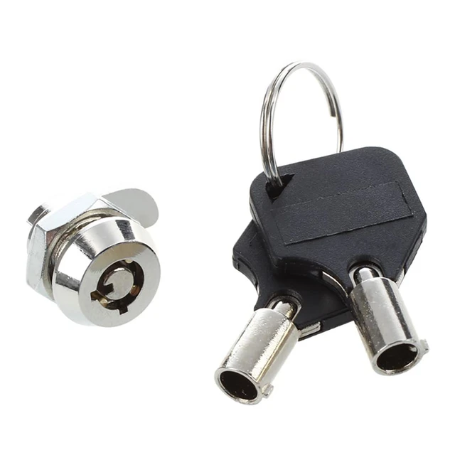 2PCS Door Cabinet Locks With Keys Furniture Hardware Mailbox Drawer Lock RV  Door 12mm Locker Keyed Alike Cylindrical Cam Lock - AliExpress