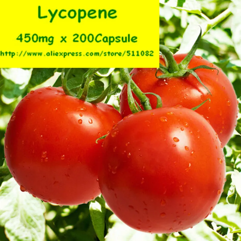 

1Pack Tomato Extract 10% Lycopene Capsule 450mg* 200pcs Super Strength, Prostate Heart Immune Antioxidant free shipping