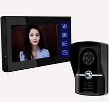 Freeship Сенсорной клавиатурой Цифровой Видео Звонок в Дверь домофон Глазок дверной звонок Система Контроля доступа ИК домофона