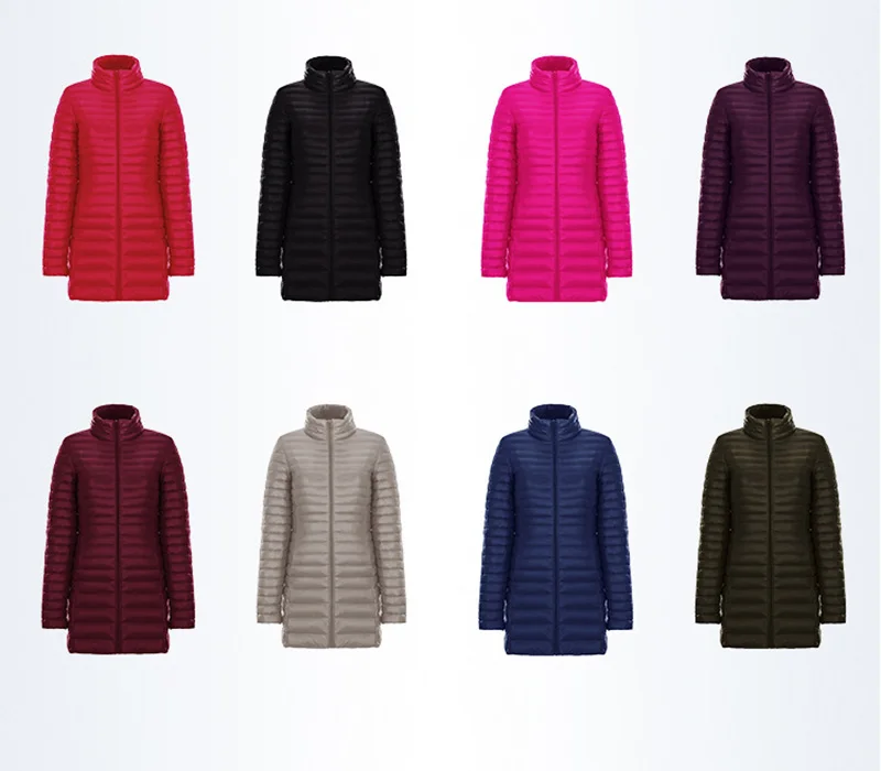 Kostlich New Arrival Ultra Light Women Parka Coat Fashion Jacket Outerwear Coats Women Long Warm Slim Coats & Jackets Parkas (27)