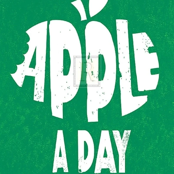 An Apple a Day Poster Print by Clara Wells (12 x 16)