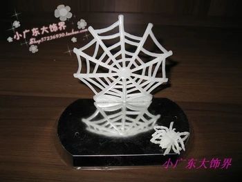 

Spider web model toy decoration luminous