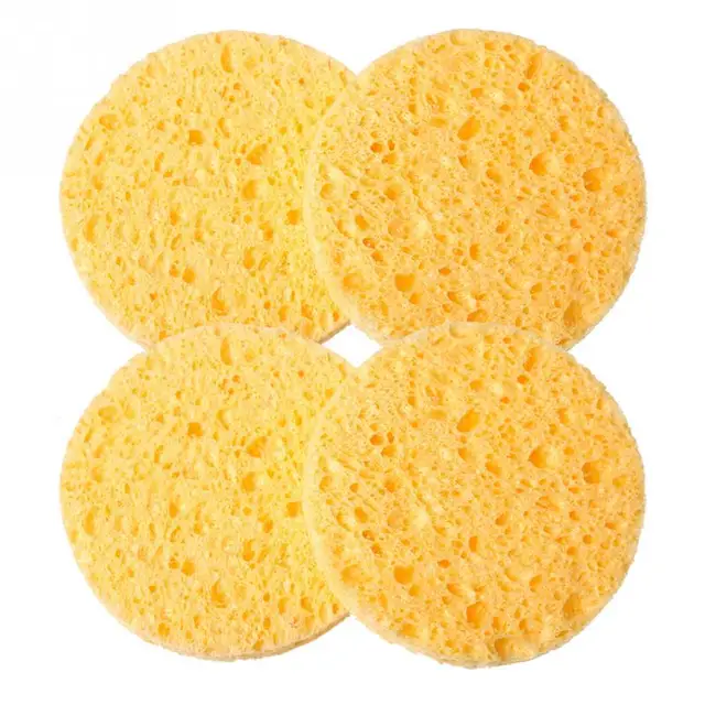 Cheap 1PCs Natural Wood Fiber Face Wash Cleansing Sponge Beauty Makeup Tools Accessories Round Yellow 5cm Dia Cheap 1PCs Natural Wood Fiber Face Wash Cleansing Sponge Beauty Makeup Tools Accessories Round Yellow 5cm Dia