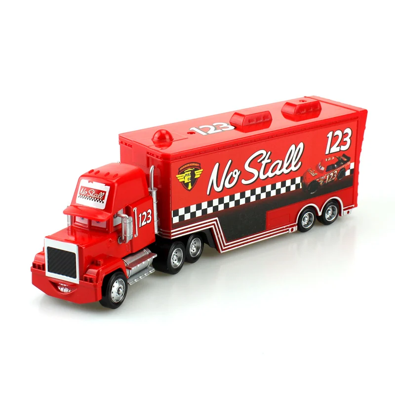 Новый Disney Pixar машина номер racer Mack Грузовик грузовик 1:55 Diecast металлического сплава
