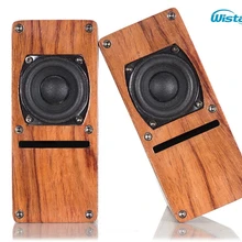 HIFI 2 дюйма полный спектр лабиринт Структура динамик деревянный 2X10 Вт 4 Ом 84 дБ палисандр цвет 1 пара стерео аудио