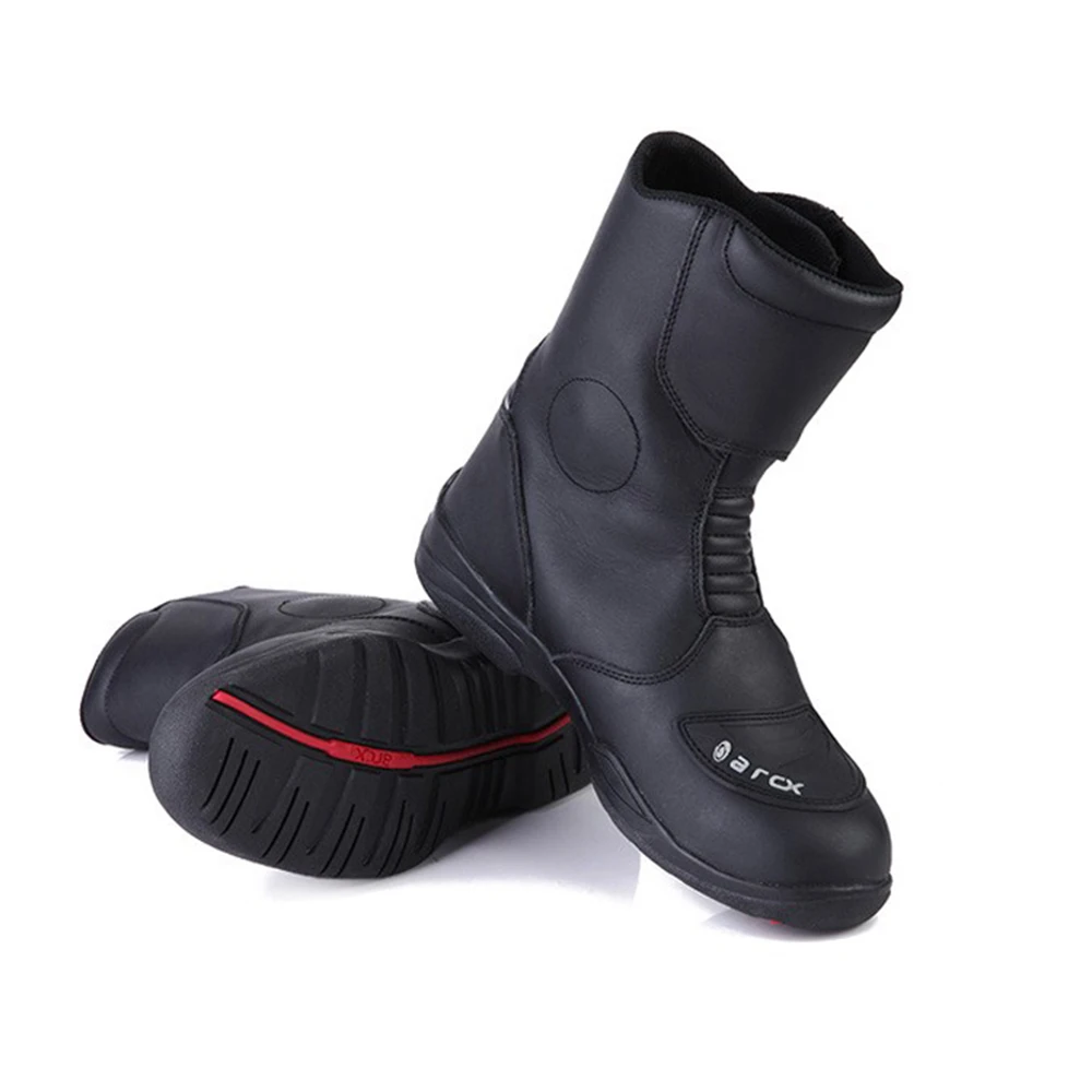 Мужские кожаные байкерские ботинки Arcx водонепроницаемые мотоциклетные для