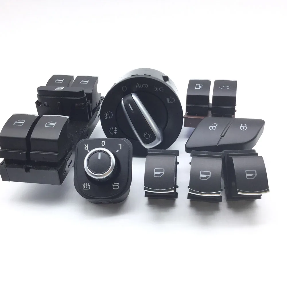 Lock/unlock tailgate &amp fuel flap Window headlight mirror switch for VW Passat b6/3c 5ND 941 431B 3C0 962 125B 959 565A | Автомобили и