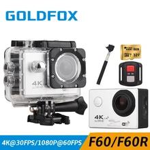 F60/F60R 4 К Ultra HD Действие Камера Wi-Fi 1080 P спортивные Камера 16MP 170D объектив mini DV Go водонепроницаемый pro велосипед шлем Автомобильный Камера DVR