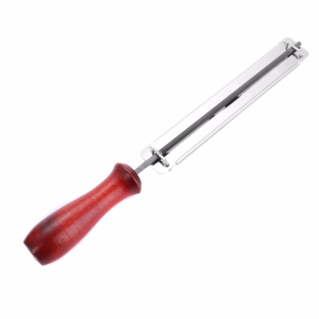 High Quality 5pcs/set Chainsaw Sharpening Filing Kit 5.2mm File Fit for 3/8" Pro Chain With Pouch Mayitr Hot Selling