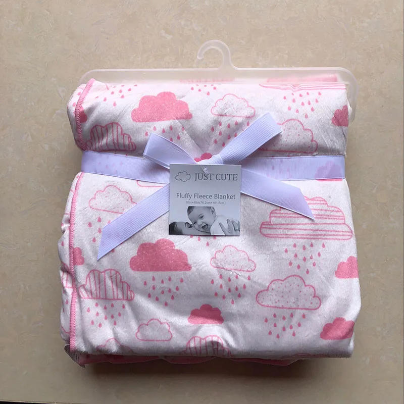 Детское Двухслойное Флисовое одеяло с принтом совы|baby blanket|cute baby blanketsbaby bedding blankets |