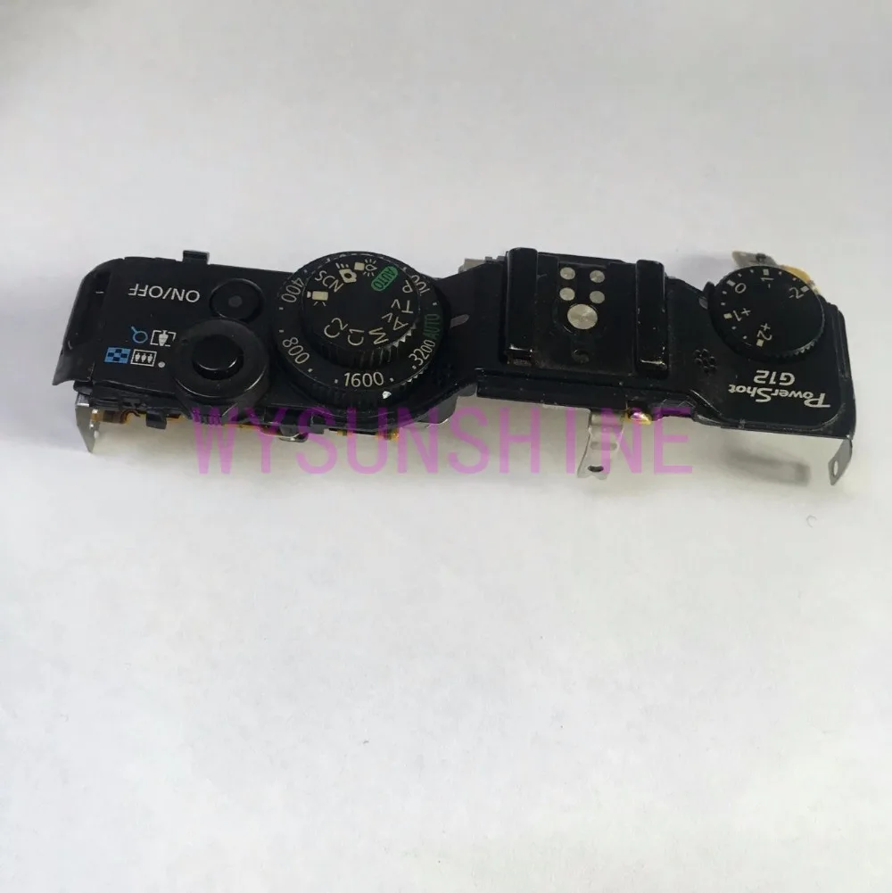 

90%new Repair Parts For Canon PowerShot G12 Top cover Shutter button+Power switch