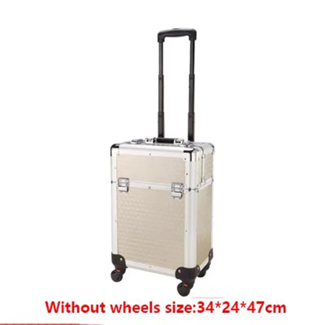 LeTrend Multifunction Medical Rolling Luggage Spinner Cosmetic case