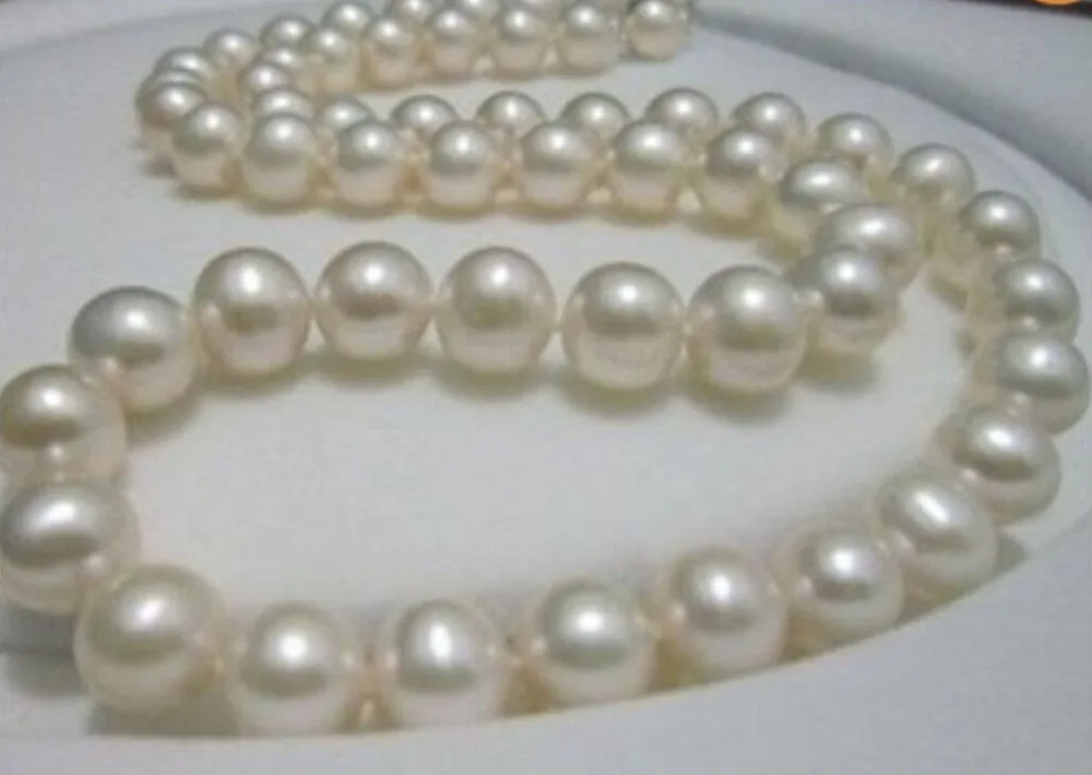 все цены на CHARMING11-12MM SOUTH SEA WHITE NATURAL PEARL NECKLACE 18