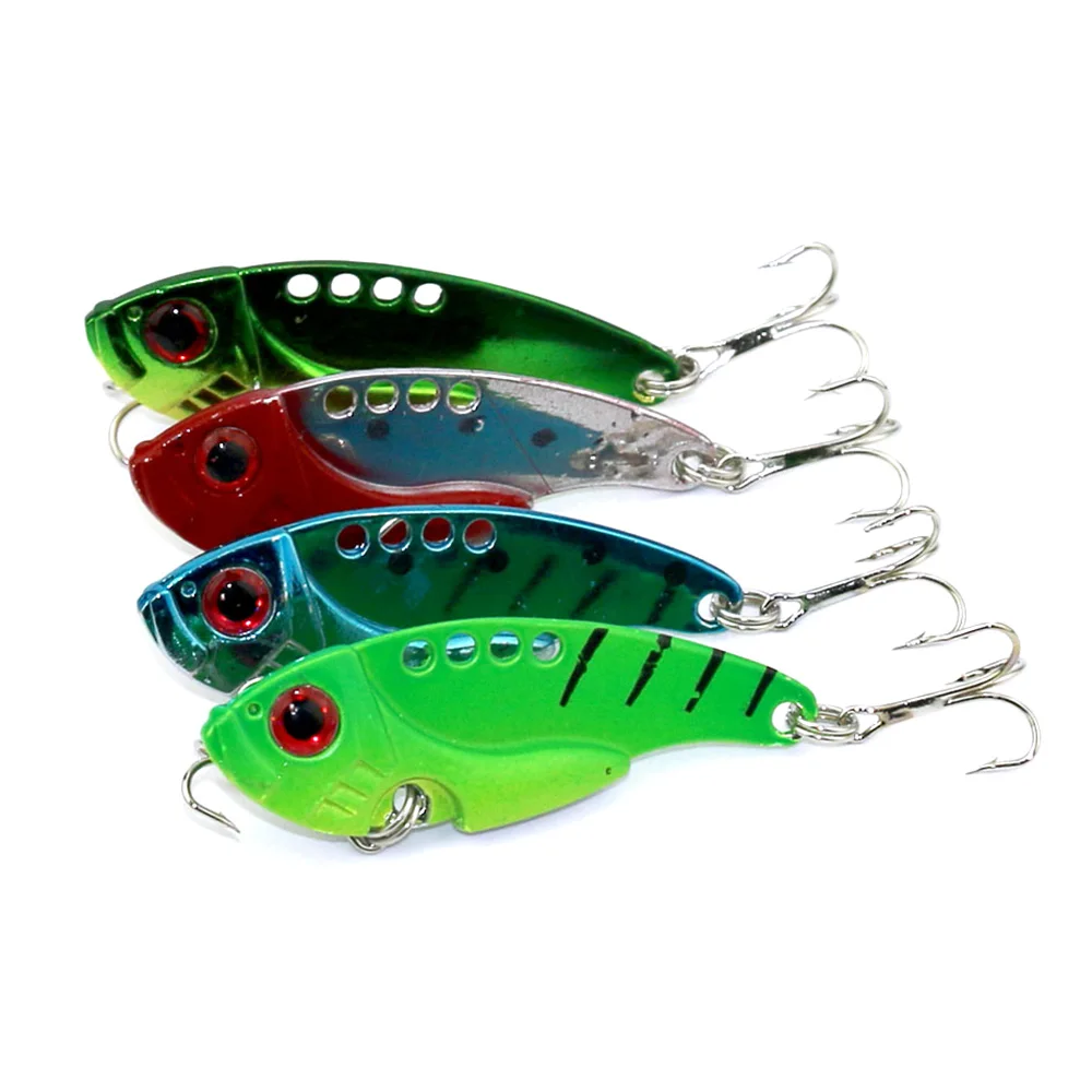 

HENGJIA 1PC Metal Vibration Hard VIB Fishing Lures 5.5CM 11G Sinking Pike Lure Hard Isca Artificial Fishing Bait