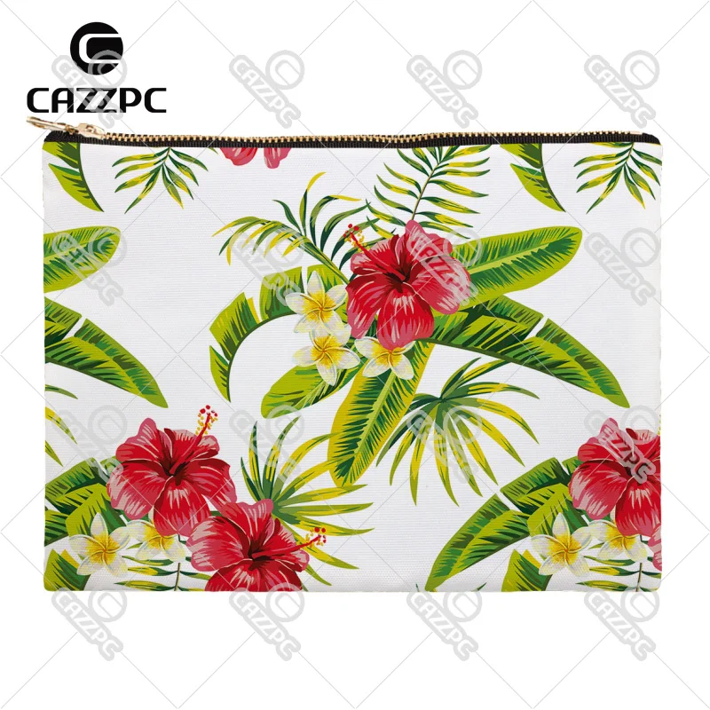 

Golden Yellow Stripe Geometry Canvas Pattern Print Cosmetic Bag Makeup Pouch Wristlet Hand Bag