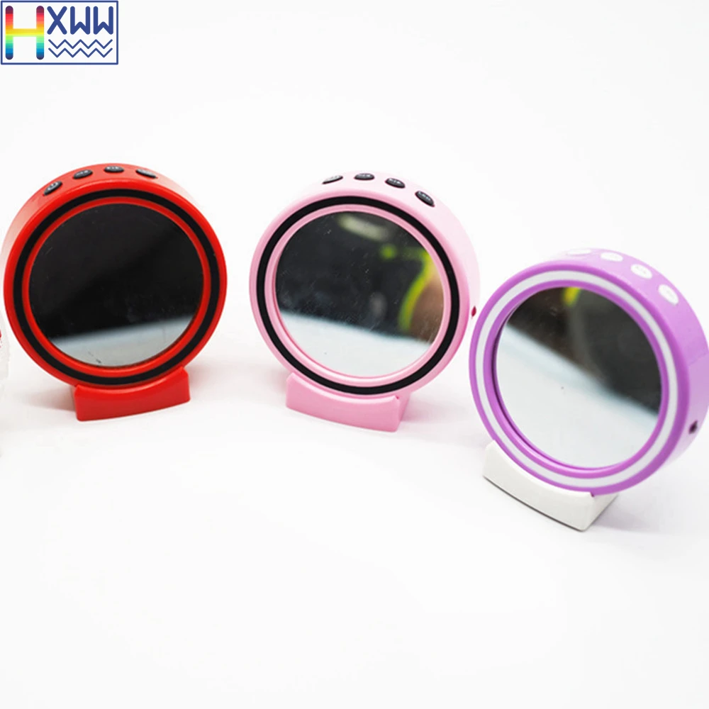 HXWW мини карманное зеркало Bluetooth динамик с светодиодный подсветкой и картой памяти играть хороший подарок