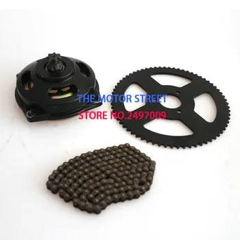 

Mini Moto 47cc 49cc Drive System 138 links loops Chain with Gear Box And Rear Sprocket Fit Mini Moto Pocket Bike Free Shipping