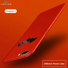Lephee OnePlus 5 Чехол One Plus 5 A5000 Обложка Ультра тонкий ПК жесткий защитный Чехлы роскошные задняя матовая крышка телефона Oneplus5 Бэтмен