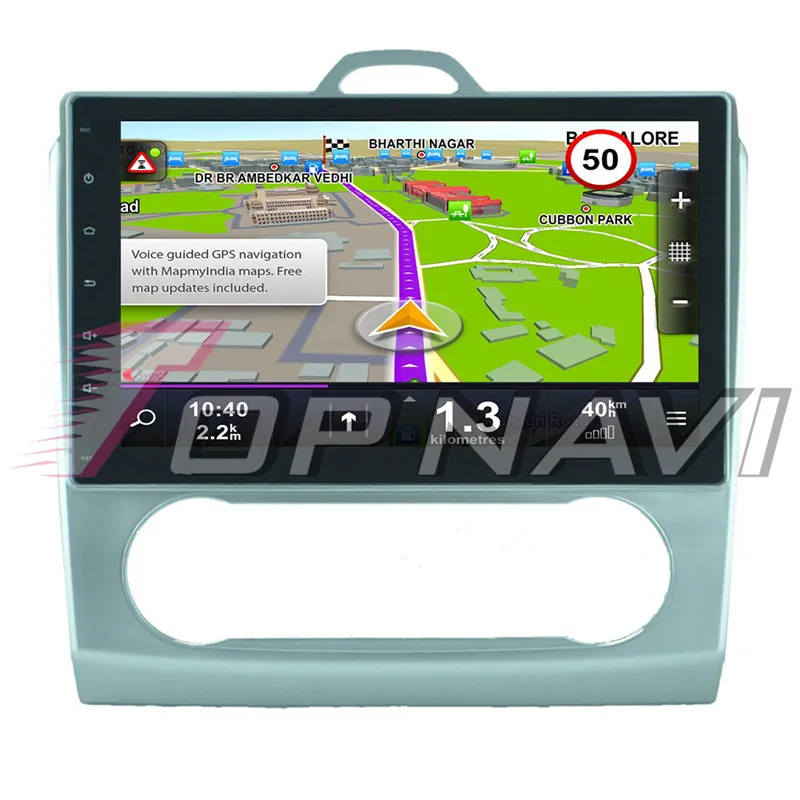 Автомобильный плеер 10 1 ''Android 8 для Ford Focus 2008 2009 2010 2011 Ручной Topnavi автомобильный