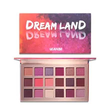 Maquiagem Professional 4 Colors Fashion Glitter Eyeshadow Palette Natural Nude Makeup Set Shimmer Matte Eye Shadow