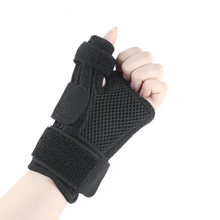 1 шт. Регулируемый эластичный Фиксатор большого пальца стабилизатор поддержка пальцев запястье для тендонита артрита JS88