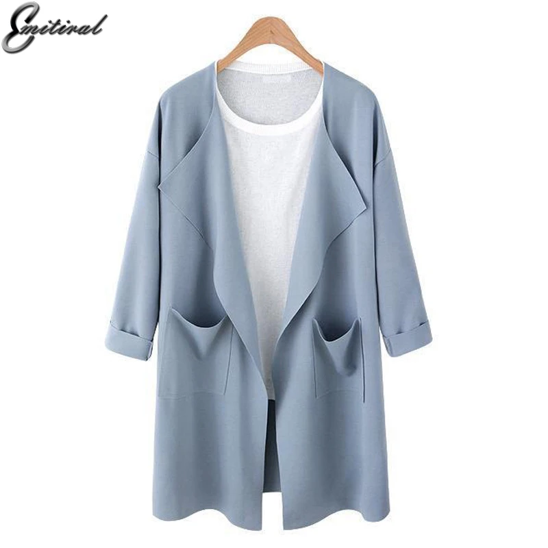 Emitiral Autumn Winter Trench Coat Women 2017 Fashion Long
