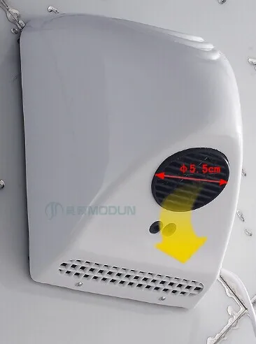 

800W Mini Wall mounted Automatic Hand dryer hand warmer 20M/s