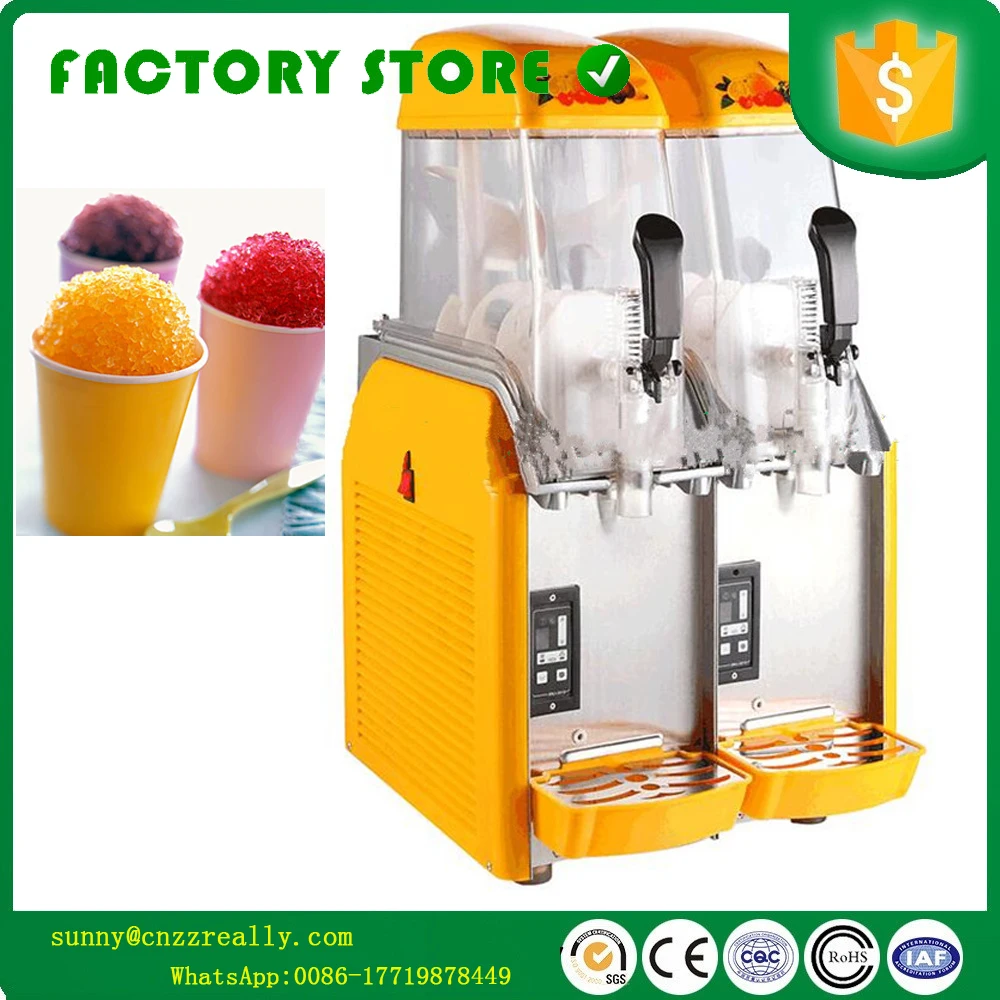 Commercial Ice Slush Machine Slush Syrup Machines For Sale slush ice making machine with two