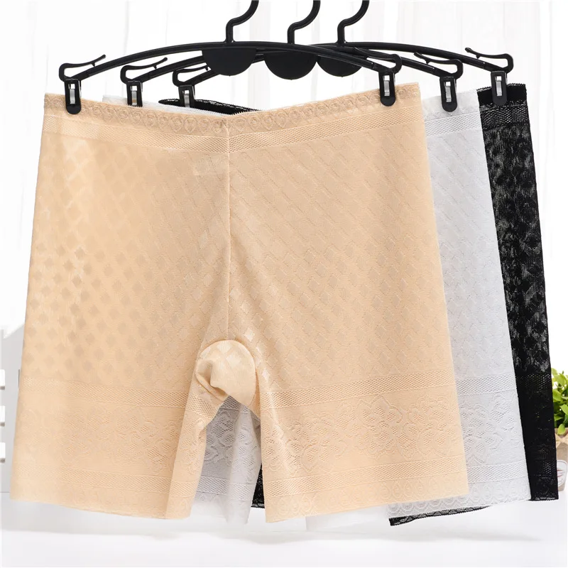 Seamless Women Soft Cotton Lace Safety Short Pants Summer Under Skirt
