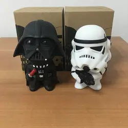 2 шт./компл. 2015 New Star Wars цифры игрушка черный рыцарь Дарт Вейдер штурмовика ПВХ Фигурки DIY Развивающие игрушки для детей