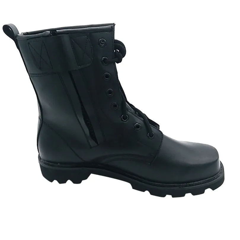 LIN KING/модные мужские ботинки в байкерском стиле; черные теплые шерстяные ботинки из искусственной кожи; зимние ботинки на шнуровке с высоким берцем; военные ботинки с круглым носком
