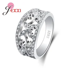 Новые модные трендовые очаровательные кольца для женщин классический дизайн 925 пробы серебряные ювелирные изделия высокое качество