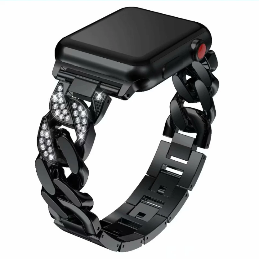 Браслет из нержавеющей стали для Apple Watch Series 1/2/3/4/5 42 мм 38 40 44 мм|Ремешки часов| |
