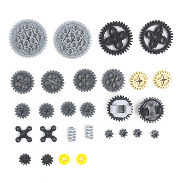 MOC Technic Parts 28pcs Technic Gears Assortment Pack compatible with