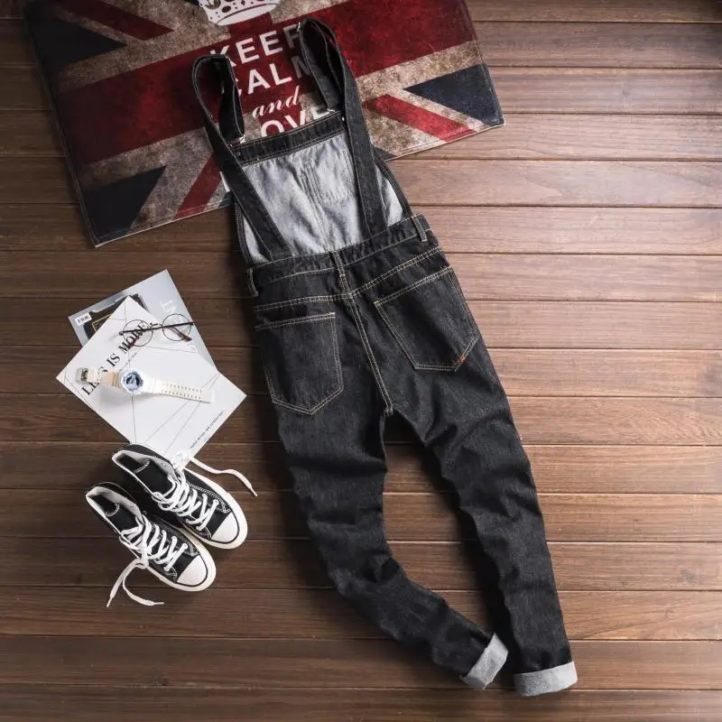 Grande Formato 5XL Mens Nero Skinny Salopette Jeans Uomo Slim Fit Pantaloni  Bretelle Dei Pantaloni Uomo Cotone Denim Tute Dei Jeans Nero|bib overalls  for men|overalls for menbib overalls - AliExpress