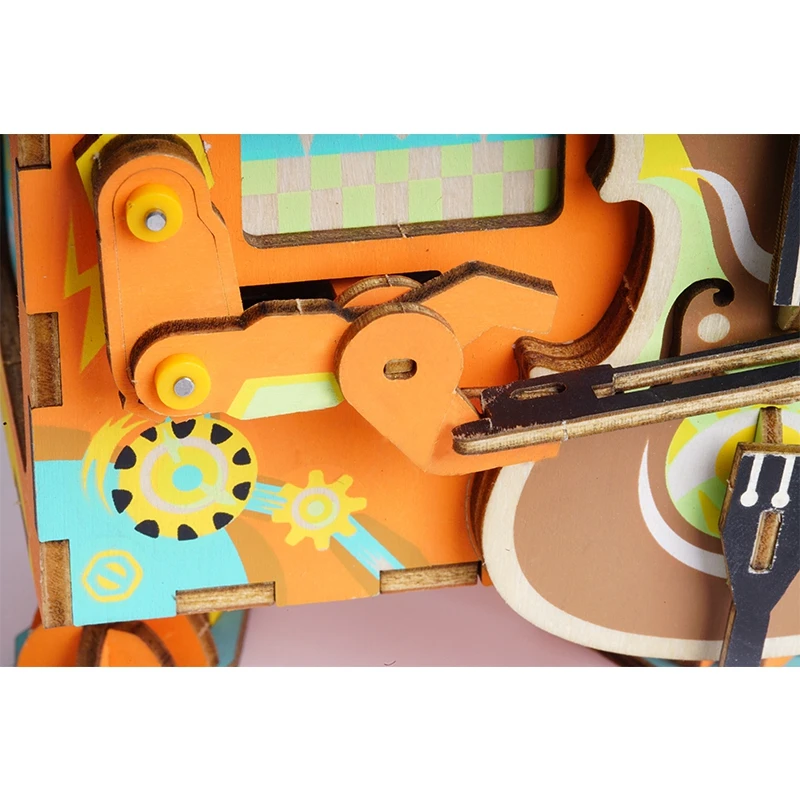 Музыкальная шкатулка Robotime 3D Деревянный пазл музыкальные игрушки сделай сам