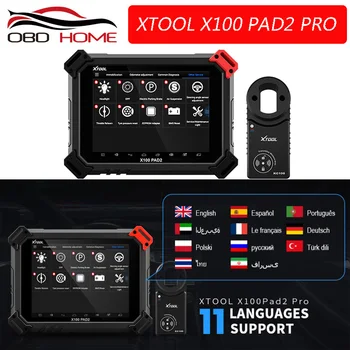 

XTOOL x100pro2 x100 pad x100 pad2 pro X100 PAD2 OBD2 Diagnostic Tool with 4th5th Immo Key programmer All Special functions