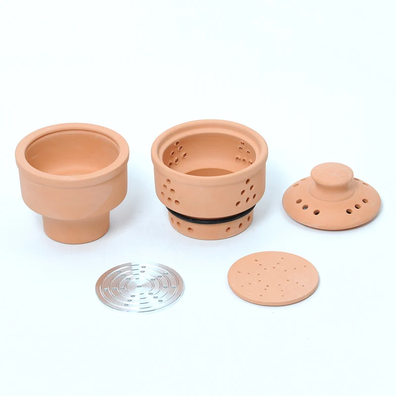 סיר חימר חרס קערות קרמיקה קערת מחבת Hooksh לצינור מים/נרגילה/Sheesha/Chicha/אביזרי Narguile