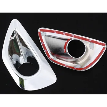 

For Jeep Grand Cherokee 2014-16 2Pc/Set Chrome ABS Exterior Car Front Fog lights Lamp Decorative Frame Trim Cover Styling