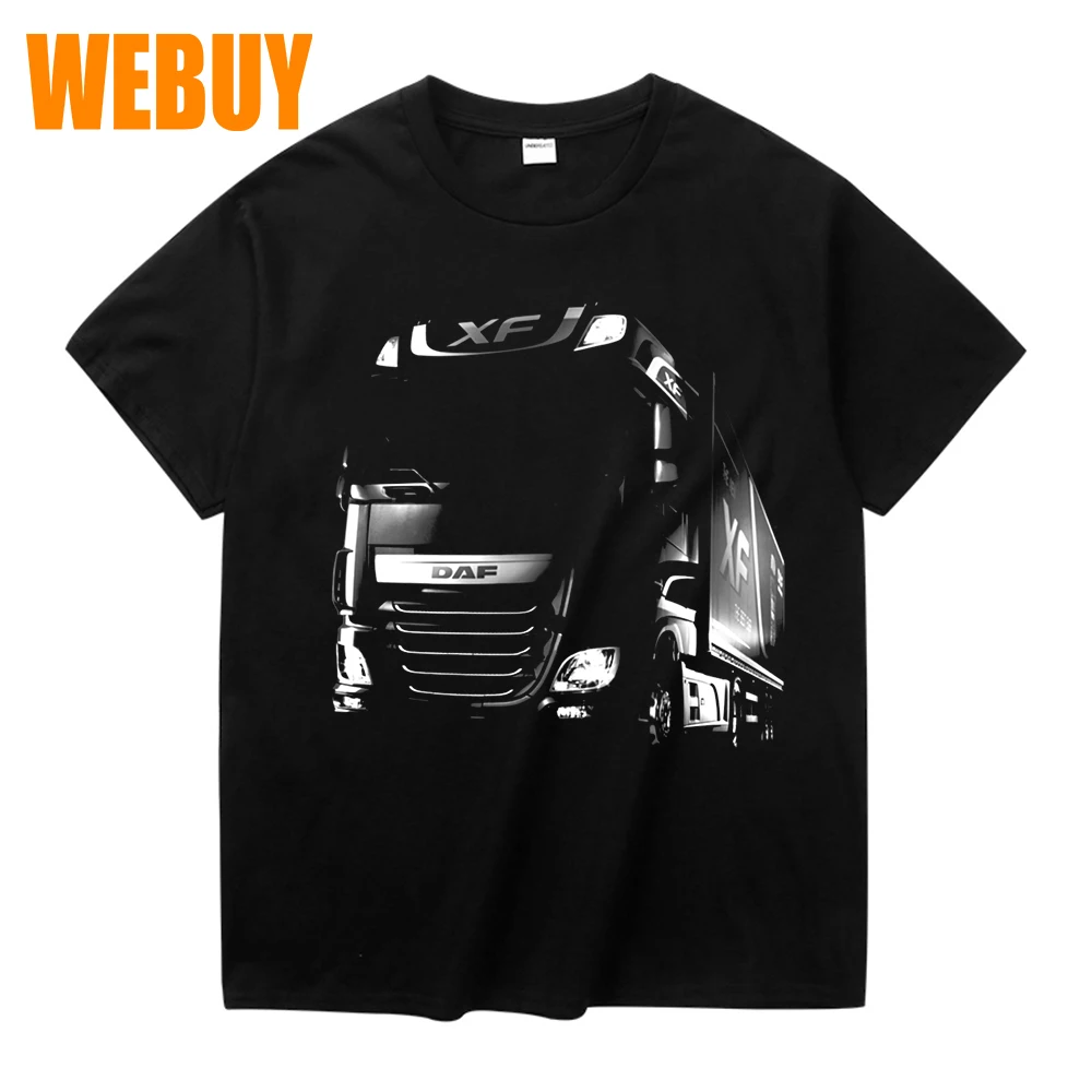 

For Man New T Shirt Big Size DAF DAF Truck Tees DAF XF SCANIA Saab t shirt New Homme Tee Shirt Boy Anime Short Sleeve
