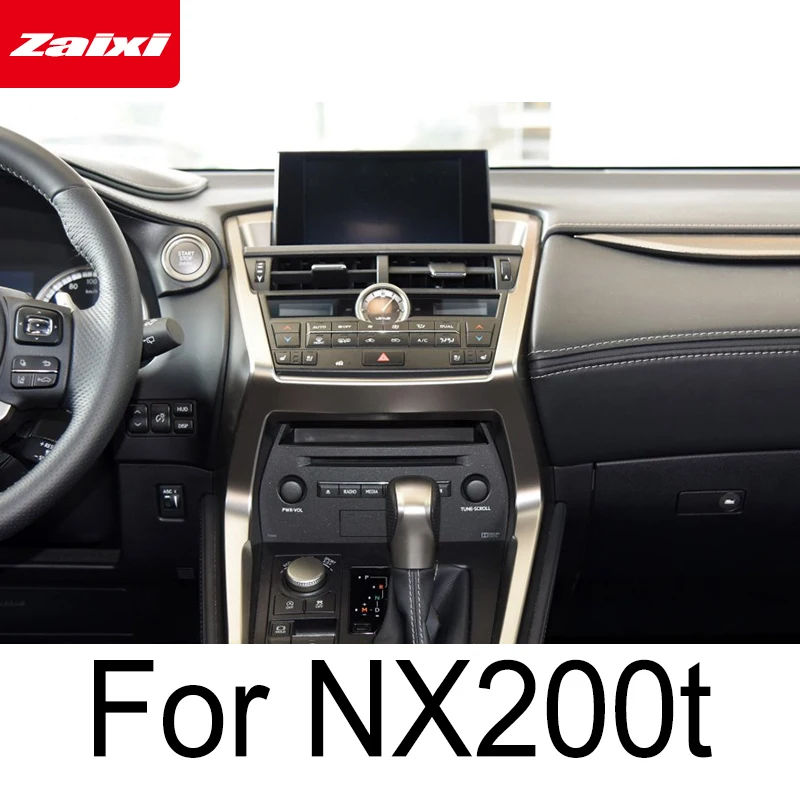 Discount ZaiXi For Lexus NX 200t NX 300 2014-2017 Car Android Touch Screen Multimedia Player Stereo Display navigation GPS Audio Radio 3