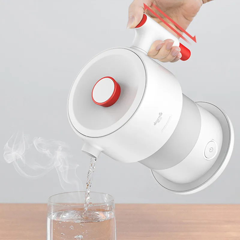 Xiaomi Deerma 0.6l складной портативный Электрический чайник для воды ручная