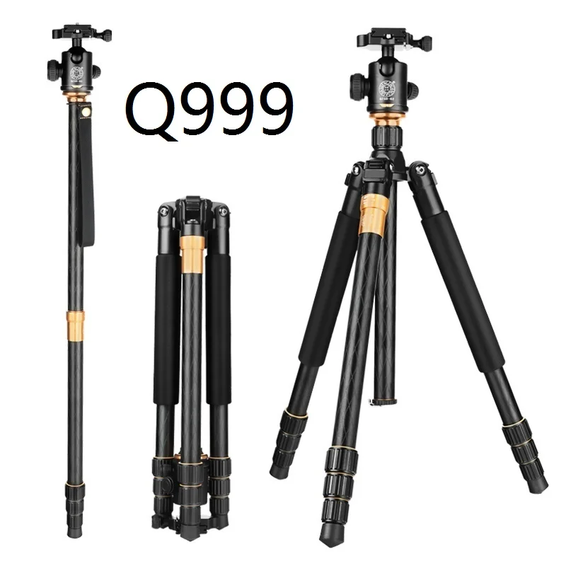 Qzsd Q999 Professional Photographic Portable Tripod To Monopod+Ball