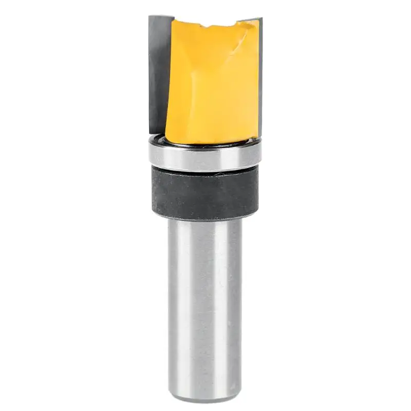 

1/2in Shank Template Trim Hinge Mortising Router Bit Straight end mill trimmer cleaning flush trim Tenon Cutter for Woodworking