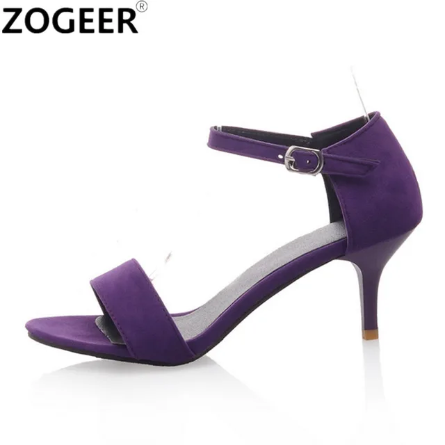 Plus size 48 Women Sandals Hot 2018 Summer Fashion Casual Medium Heels Women Sandal Flock Flip Flops Soft Flock Ladies Shoes