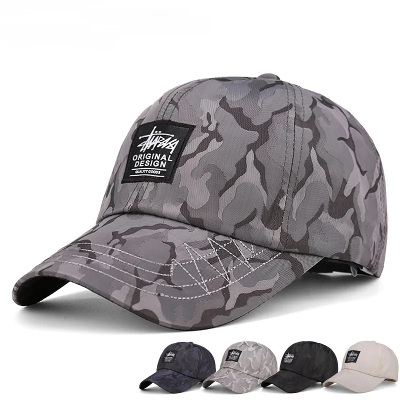

2017 New Camouflage Printing Baseball Cap Curved Brim Dad Caps Fashion Gorras Snapback Hats Summer Trucker Hat For Men