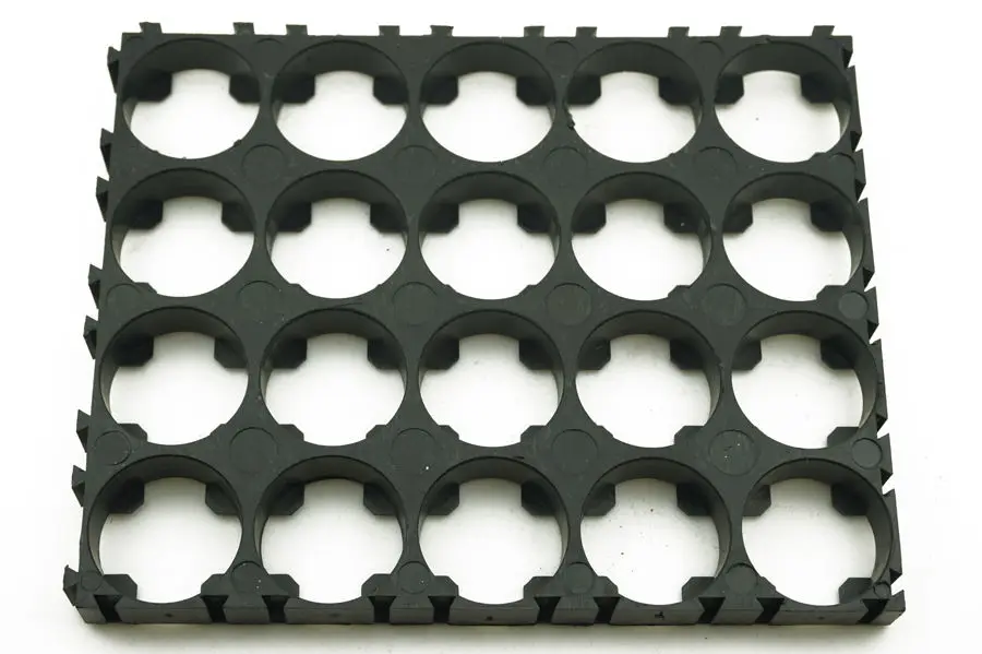

18.4mm 18650 Battery 4x5 Cell Spacer Radiating Shell EV Pack Plastic Heat Holder