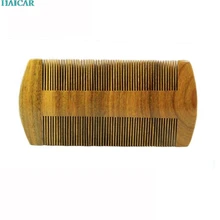 Гребень деревянный Карманный Борода Усы деревянный гребень SmallFine зуб ручной работы вшей гребень уход за волосами леверт Прямая поставка mar10