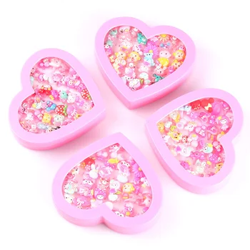 

Kids Girls Toys Cute Cartoon 36pcs Plastic Finger Rings Baby Girl Pretend Play Toys For Children Fashion Beauty Birthday Gift