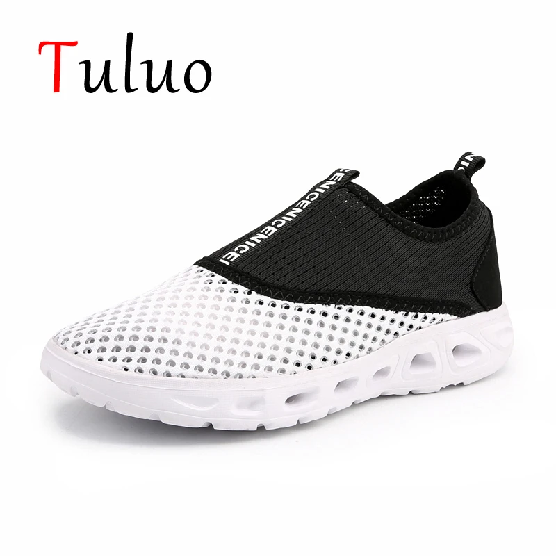 TULUO/легкие кроссовки; Мужская обувь для бега; Дышащие носки для улицы; женская спортивная обувь; Полые мокасины; zapatilla mujer betis